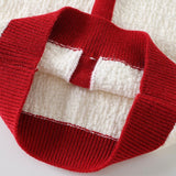 Royal Red Princess Cardigan & Skirt Set