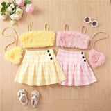 3-Piece Girls Matching Set with Purse