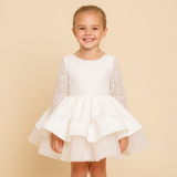 Robe festive Soleil à paillettes pour demoiselles d'honneur