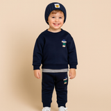 Conjunto de sudadera y pantalón con diseño de oso de Los Ángeles para bebé niño pequeño