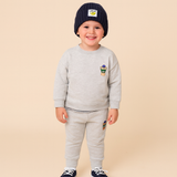 Conjunto de sudadera y pantalón con diseño de oso de Los Ángeles para bebé niño pequeño