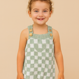 Frankie Check 1-Piece Overalls
