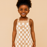 Frankie Check 1-Piece Overalls
