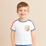 Haut Lucien en coton à manches courtes pour garçon