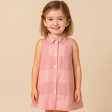 Vestido de algodón rosa