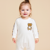 Baby Unisex Romper in White