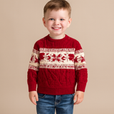 Pull camion de Noël pour garçon