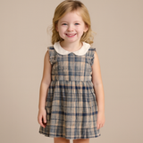 Robe à carreaux vintage Faye pour fille