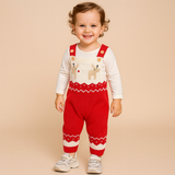 Unisex Knitted Reindeer Winter Jumpsuit