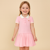 Vestido de algodón rosa