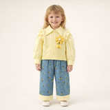 Golden Bloom Cotton 3 Piece Set
