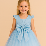 FLOWER GIRL Dress With a Fluttery Tulle Skirt