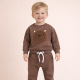 Unisex Cozy Cub Brown Bear Set