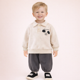 Boys’ Cozy Winter Sweater & Pants Set