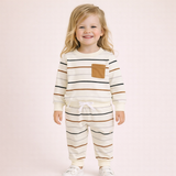 Toddlers' Striped 2-Piece Loungewear Set