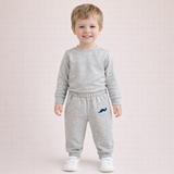 Pantalon de survêtement en coton beige clair pour garçon