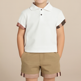 Conjunto clásico de parte superior e inferior para niño