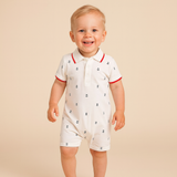 Baby Boys' Classic Polo Captain Jumpsuit