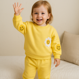 Conjunto de algodón Daisy para bebé y niño pequeño