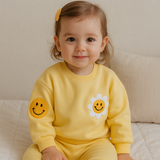 Conjunto de algodón Daisy para bebé y niño pequeño