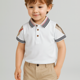 Polo de niño de algodón orgánico