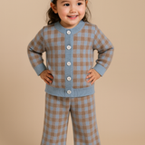 Conjunto de 3 piezas a cuadros Aspen para niña