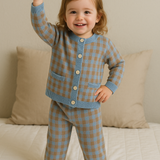 Conjunto de 3 piezas a cuadros Aspen para niña