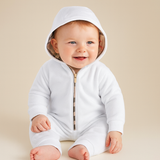 Baby Zipper Hooded Jumpsuit