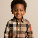 Classic Plaid Special Occasion Boys' Shirt