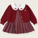Cherry Coco Cardigan and Dress Set