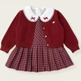 Cherry Coco Cardigan and Dress Set