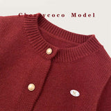 Cherry Coco Cardigan and Dress Set