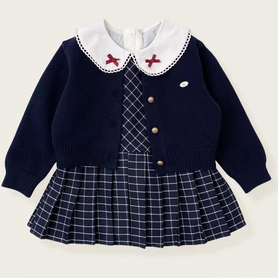 Cherry Coco Cardigan and Dress Set