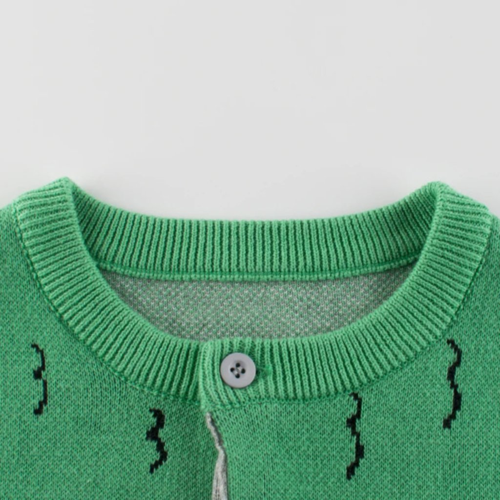 Children's Unisex Dinosaur Tail Cardigan