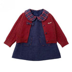 Classic Charm Dress and Cardigan Set