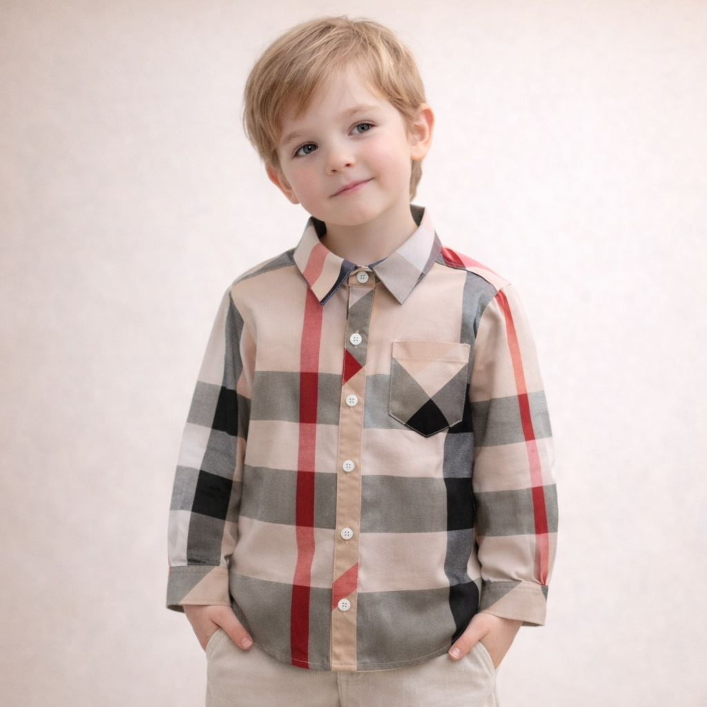 Classic Plaid Special Occasion Boys' Shirt