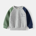 Colorblock Dino Sweater & Pants Set
