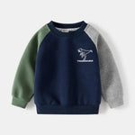 Colorblock Dino Sweater & Pants Set
