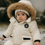 Conjunto de traje de esquí y nieve unisex de invierno de 2 piezas con chaqueta acolchada y pantalones 