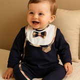 Conjunto de mameluco y bid para bebé