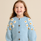 Daisy Little Girls' Knitted Cardigan
