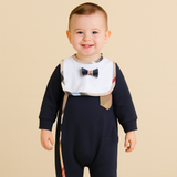 Conjunto de mameluco y bid para bebé