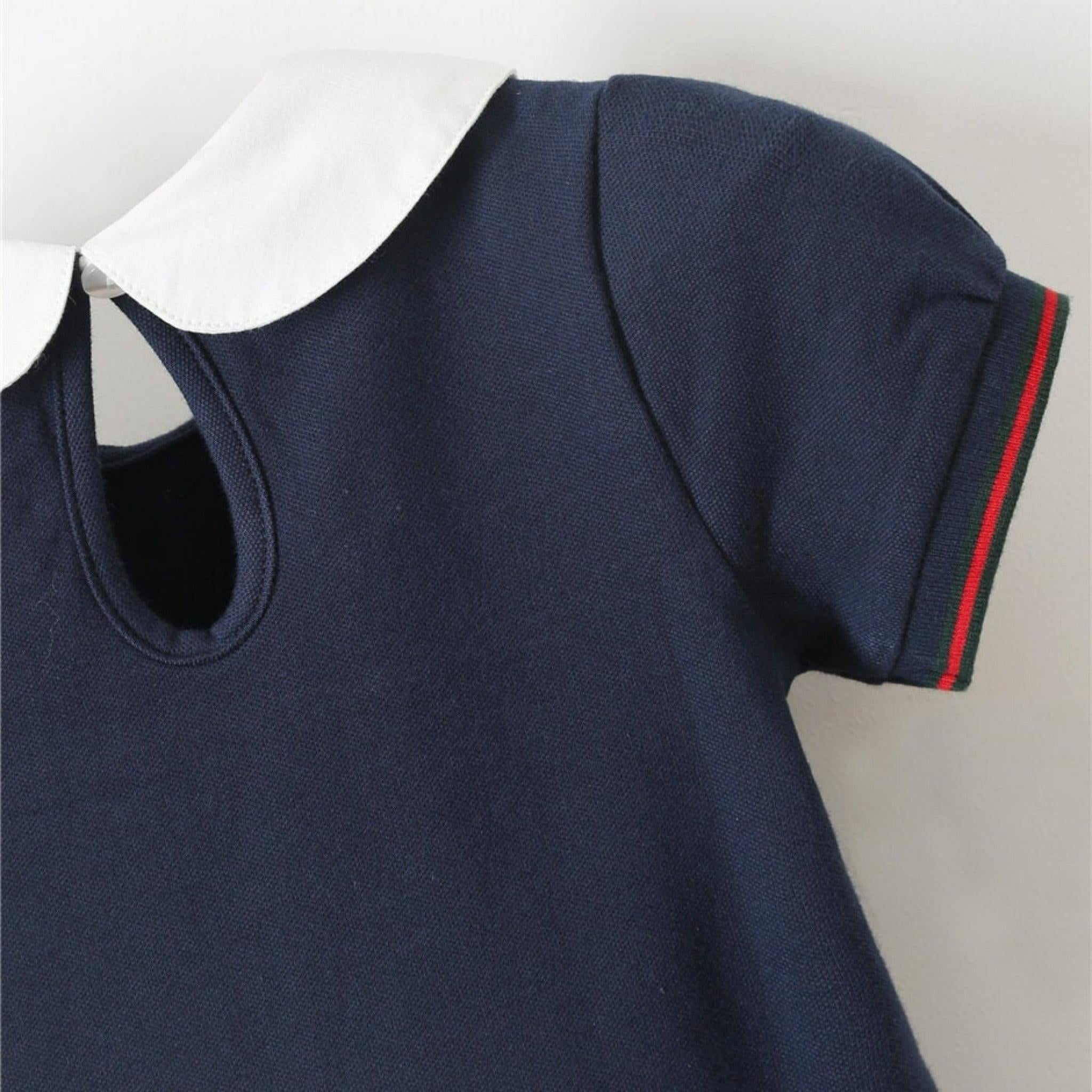 Cotton Classic Polo Dress for Girls