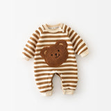 Cozy Unisex Baby Bear Romper