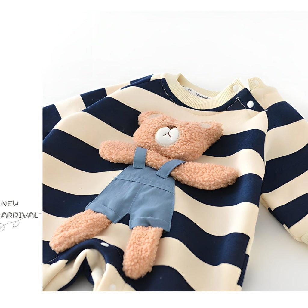 Cozy Unisex Baby Bear Romper