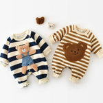 Cozy Unisex Baby Bear Romper