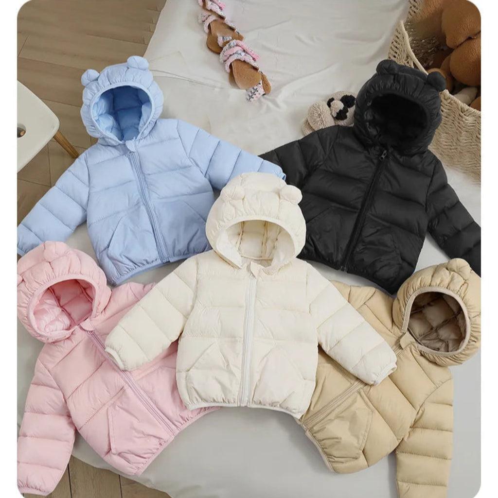 Cute Bear-Ears Unisex Puffer Jacket