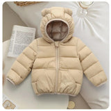Cute Bear-Ears Unisex Puffer Jacket