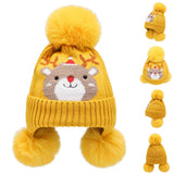 Plush Character Pom-Pom Hat