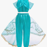 Aladdin Princess Jasmine Costume for Little Girls